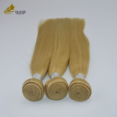 10A Ombre Hair Extensions 16 Inch 100% Remy 613 pirang