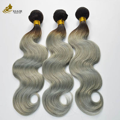 Custom Brasil Ombre Rambut 24 Inch Hair Ekstensi Bundel Tenun