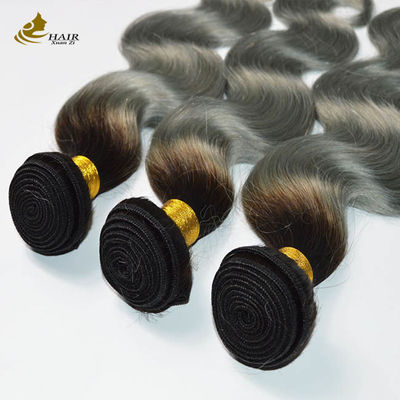 Custom Brasil Ombre Rambut 24 Inch Hair Ekstensi Bundel Tenun