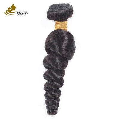 Ekstensi Rambut Manusia Remy Perawan Kutikul Rambut Volume Double Ditarik Weft