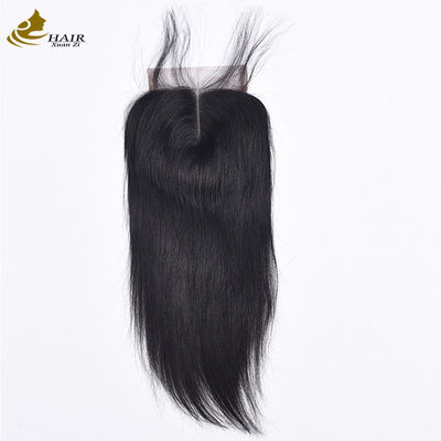 Straight Brazilian Closure Hair Piece Lace Closure dan Bundles 4X4