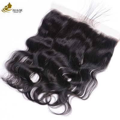 13x4 Bagian depan rambut manusia renda penutupan tubuh gelombang 1B