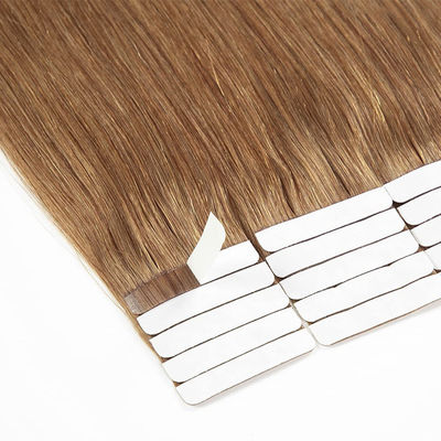 24 Inch Seamless Human Tape Dalam Ekstensi Hitam OEM