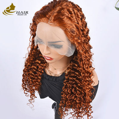 Burgundy Peruk Rambut Manusia Disesuaikan Gaya Afro Kinky Curly