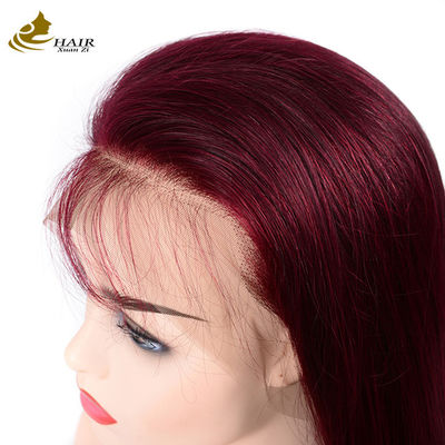 130% Densitas Perhiasan Rambut Manusia Natural Hitam 28 inci Putih