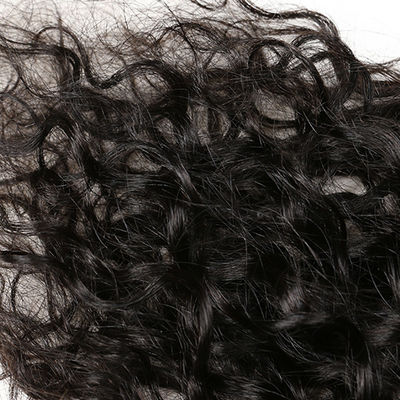ODM Hitam Clip In Hair Extensions Deep Wave Cepat Tenun Ringan