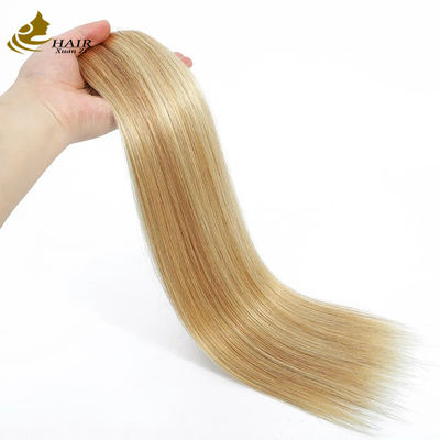 Virgin Human Hair Clip In Extensions Ponytail Straight Warna piano