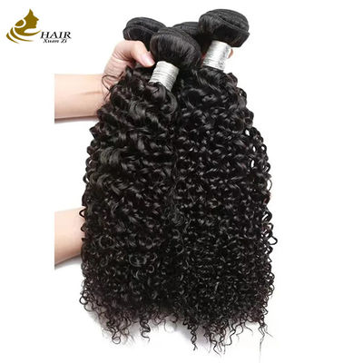 Bohemian Virgin Brazilian Remy Human Hair Bundles dengan Double Weft