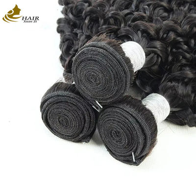 Bohemian Virgin Brazilian Remy Human Hair Bundles dengan Double Weft