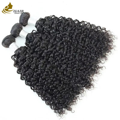Bohemian Virgin Brazilian Remy Human Hair Bundles dengan Double Weft