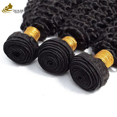 Tekstur Curly Afro Kinky Bundles Virgin Wavy Human Hair Bundles Weft