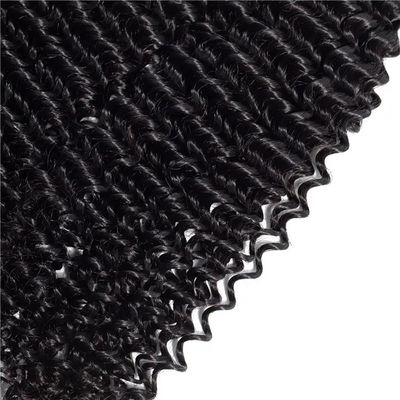 Tekstur Curly Afro Kinky Bundles Virgin Wavy Human Hair Bundles Weft