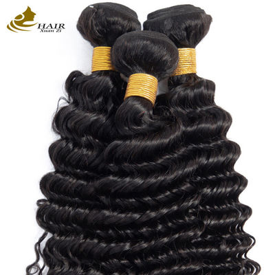 Black Kinky Virgin Human Hair Bundles Beauty Supplies Rambut Tenun