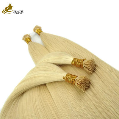 OEM Keratin I Tip Ekstensi Rambut Pre-Bonded 50 Strands/Pack
