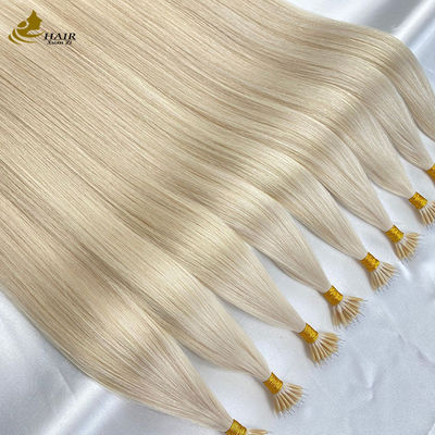 18 Inci Nano Ring Ekstensi Rambut Manusia Keratin U Tip Custom