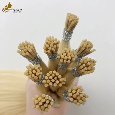 Indian Remy Keratin Prebonded Hair Extensions I Tip Disesuaikan
