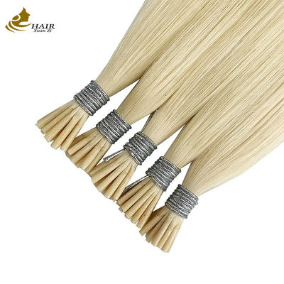 Indian Remy Keratin Prebonded Hair Extensions I Tip Disesuaikan