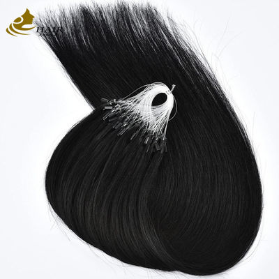 Ekstensi Rambut Manusia Nano Pre Bonded lurus Ekstensi Rambut Manusia Mikroring OEM