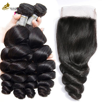 Remy Brazilian Human Hair Bundle Pack 10A 95g-100g Disesuaikan