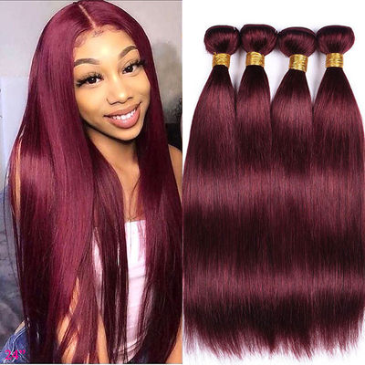 8 Inch-30 Inch 99j Burgundy Wig Body Wave Ekstensi Rambut Manusia