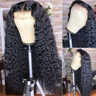 Tanpa lem, rambut manusia yang disesuaikan, wig, tekstur rambut keriting, rambut keriting, pre plucked.