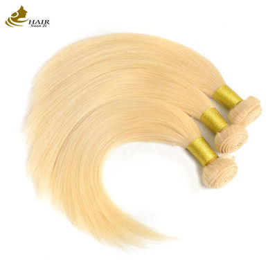 Pabrik Jual Langsung Virgin Brasil Rambut Manusia 613# Blonde Rambut Lurus Bundel