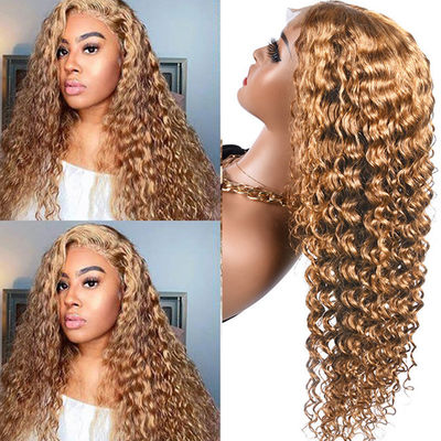 Deep Wave Full Lace Human Hair Wigs untuk tampilan dan nuansa alami