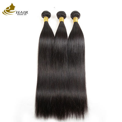 Pabrik Produsen Sutra lurus tenun Cuticled berbaris Perawan Brazil rambut manusia bundel