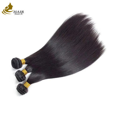 Kelas 12A Brasil India 100% mentah Remy Virgin Human Hair Extension Hitam alami