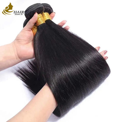 Kelas 12A Brasil India 100% mentah Remy Virgin Human Hair Extension Hitam alami