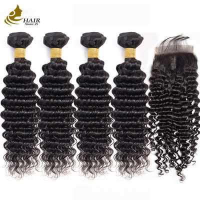 Grosir Pixie Curl Rambut Tenun Alam Hitam India Remy Rambut Manusia Bundel