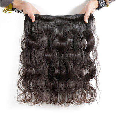 Natural Grade 9A Human Hair Bundles Dengan Bahan Rambut Brasil