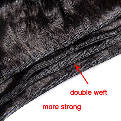 Natural Virgin Human Hair Bundles Dengan Teknologi Cuticle Aligned