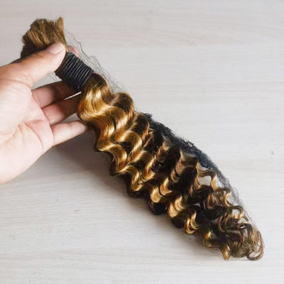 Grosir Perawan Brasil Rambut Gelombang Lolos Ekstensi Rambut Manusia Tanpa Pengolahan