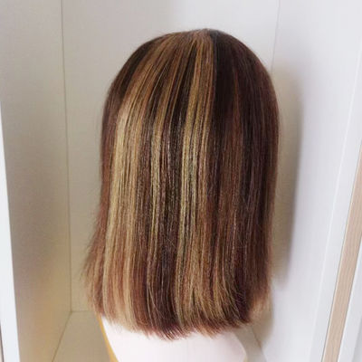 Fashion Rambut Manusia Bob Wigs Rambut Brasil Dasi Wigs Depan