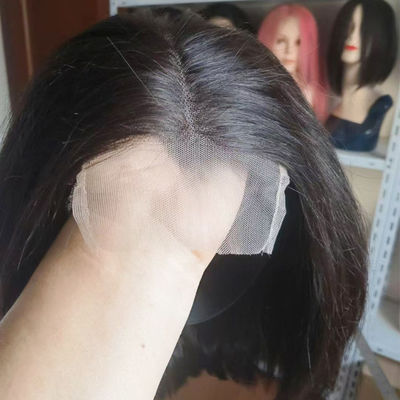 Fashion Rambut Manusia Bob Wigs Rambut Brasil Dasi Wigs Depan