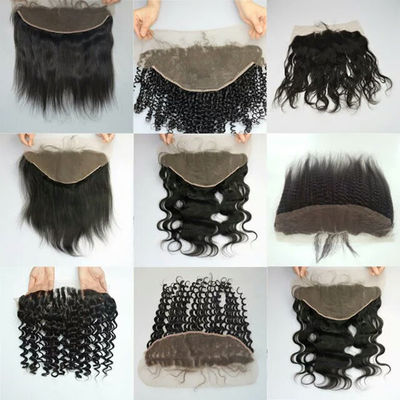 Murah lurus Cina Perawan Rambut Manusia 4X4 13 * 4 Tirai Penutupan