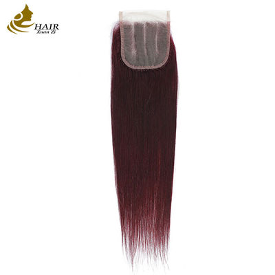 Fashion Bagian Tiga 4X4 lurus 10-18 inci transparan renda penutupan rambut manusia Toupees Pabrik Grosir Harga Di Stok