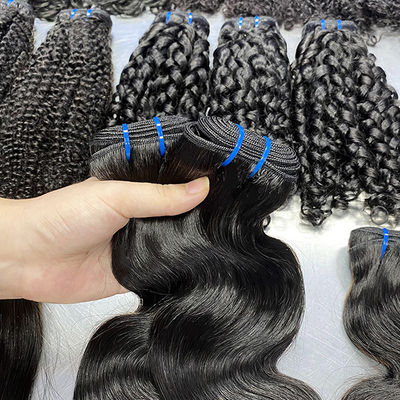 100% Rambut Brasil Unprocessed Grosir Rambut Manusia Perawan Bungkus Body Wave
