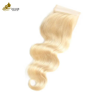 Penutupan renda transparan tipis Rambut perawan manusia 4X4 2X6 5X5 Penutupan renda