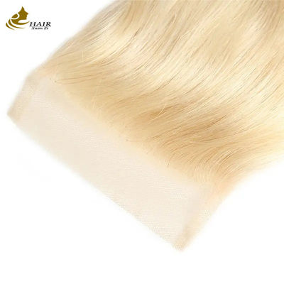 Penutupan renda transparan tipis Rambut perawan manusia 4X4 2X6 5X5 Penutupan renda