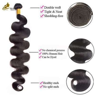 Body Wave Rambut Manusia Eropa 9A Kelas 100g Per Paket Wig