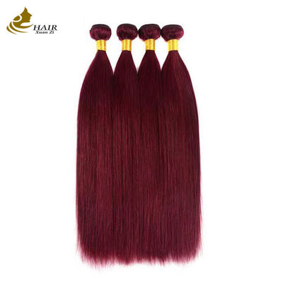 Ekstensi 99J Winered Burguney Warna rambut manusia bundel