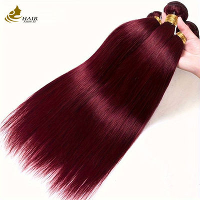 Ekstensi 99J Winered Burguney Warna rambut manusia bundel