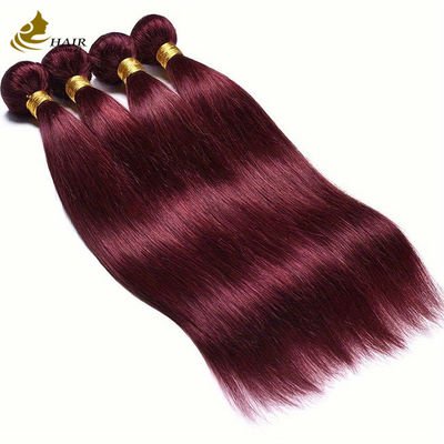Ekstensi 99J Winered Burguney Warna rambut manusia bundel