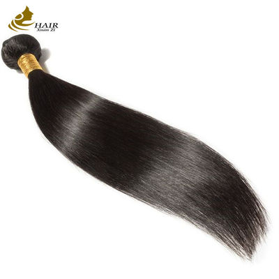 Tidak Menumpahkan Perawan Rambut Manusia Rambut Lurus Mesin Weft Rambut Ganda Weft