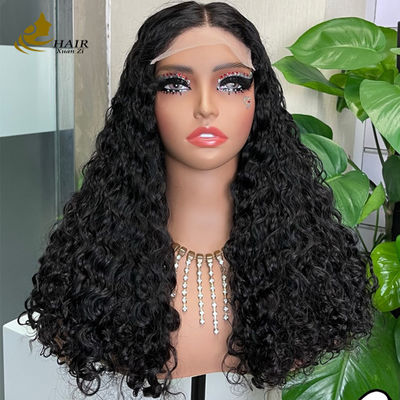 Glueless 5*5 Transparent Lace Front Natural Human Hair Glueless Silk Top Full Lace Wig