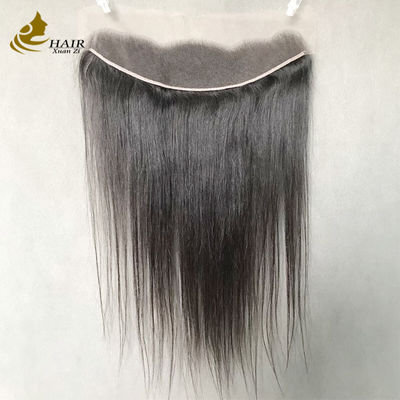 Rambut Manusia Renda Penutup HD 13x4 Lurus Hitam Alami