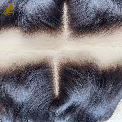 Populer Floating Buckle Natural Hairline Human Hair Lace Closure