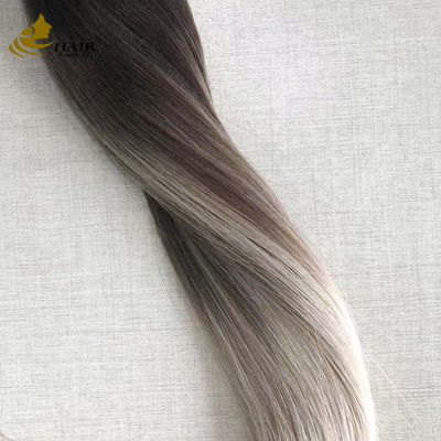 4/18 Tape Warna Di Rambut Ekstensi Rambut Manusia Perawan Langsung
